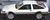 カローラ レビン(AE86)後期型 (白/黒ツートン) (ミニカー) 商品画像2