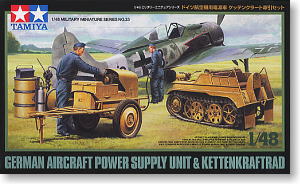 German Aircraft Power Supply Unit & Kettenkraftrad (Plastic model)