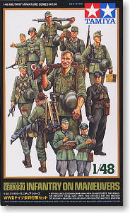WWII ドイツ歩兵行軍セット (プラモデル)