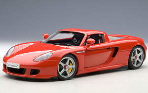 Porsche Carrera GT (Red) (Diecast Car)