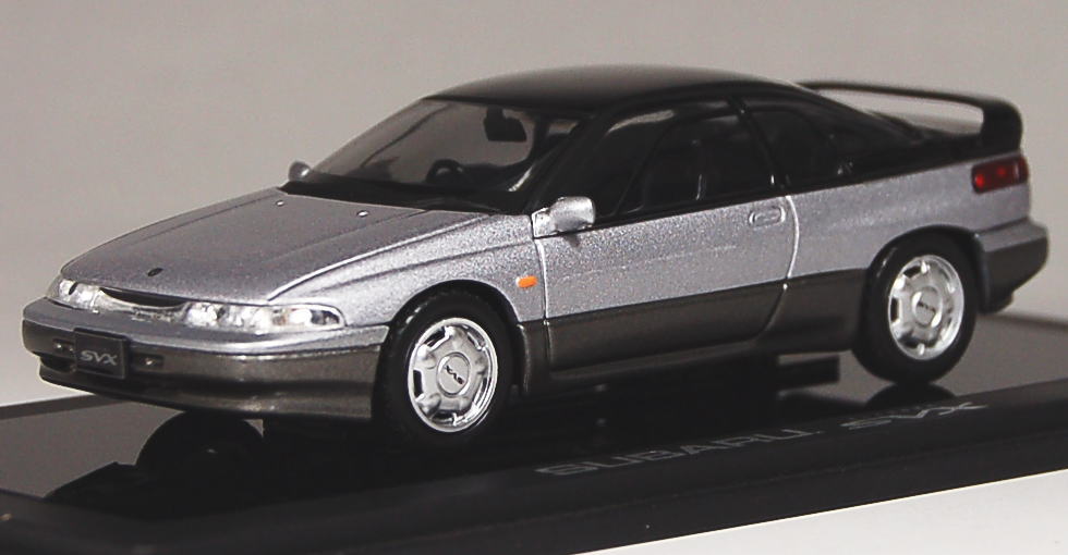 スバル アルシオーネ SVX 前期(シルバー/ブラック) (ミニカー) 商品画像2