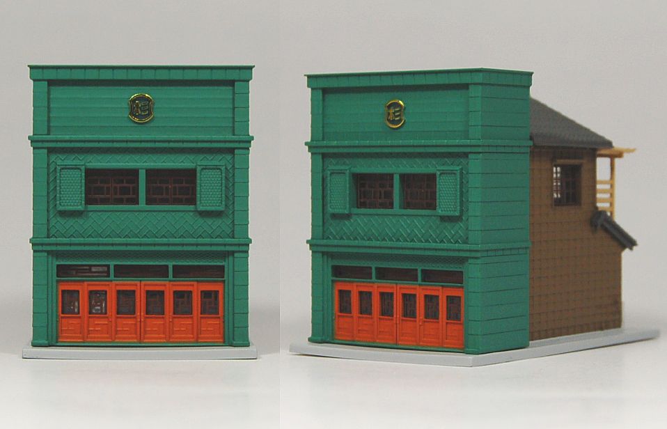 DioTown Billboard Architecture Copperplate (Shop with Signboard 1) (Model Train) Item picture1