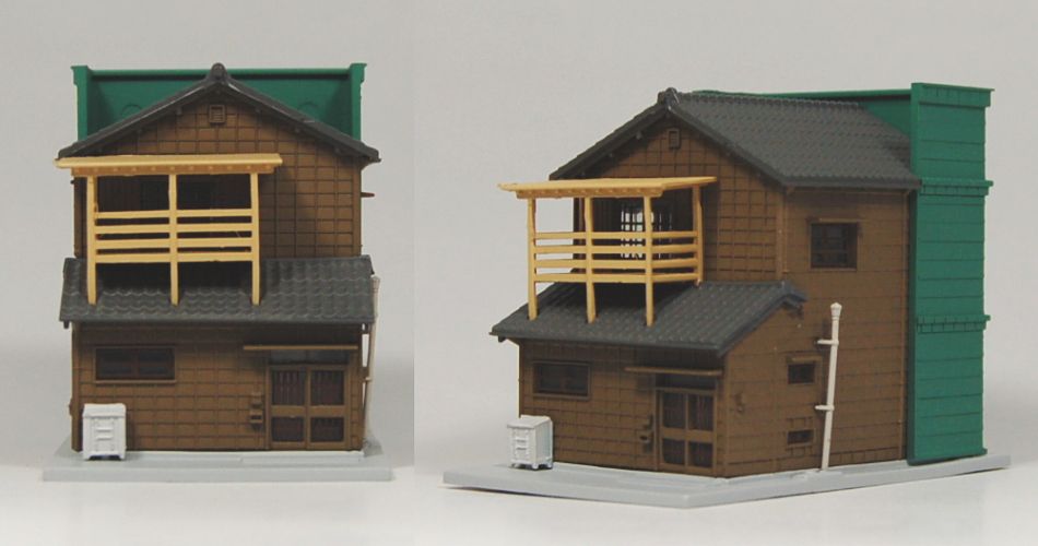 DioTown Billboard Architecture Copperplate (Shop with Signboard 1) (Model Train) Item picture3