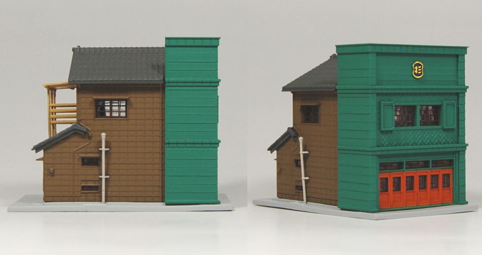 DioTown Billboard Architecture Copperplate (Shop with Signboard 1) (Model Train) Item picture4