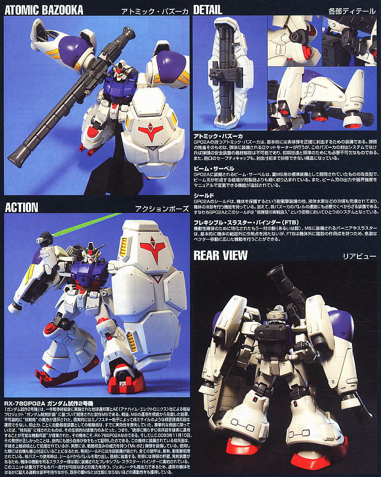 RX-78 GP02A Gundam GP02 PHYSALIS (HGUC) (Gundam Model Kits) About item1