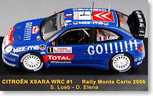 シトロエン クサラ WRC No.1 モンテカルロ 2006 S.ロープ (ミニカー)