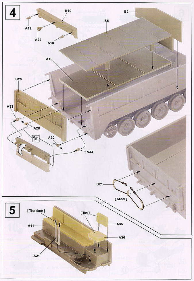 M548 ガンカーゴトラック (プラモデル) 設計図2
