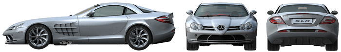 Mercedes Benz SLR Mclaren (Model Car) Item picture2