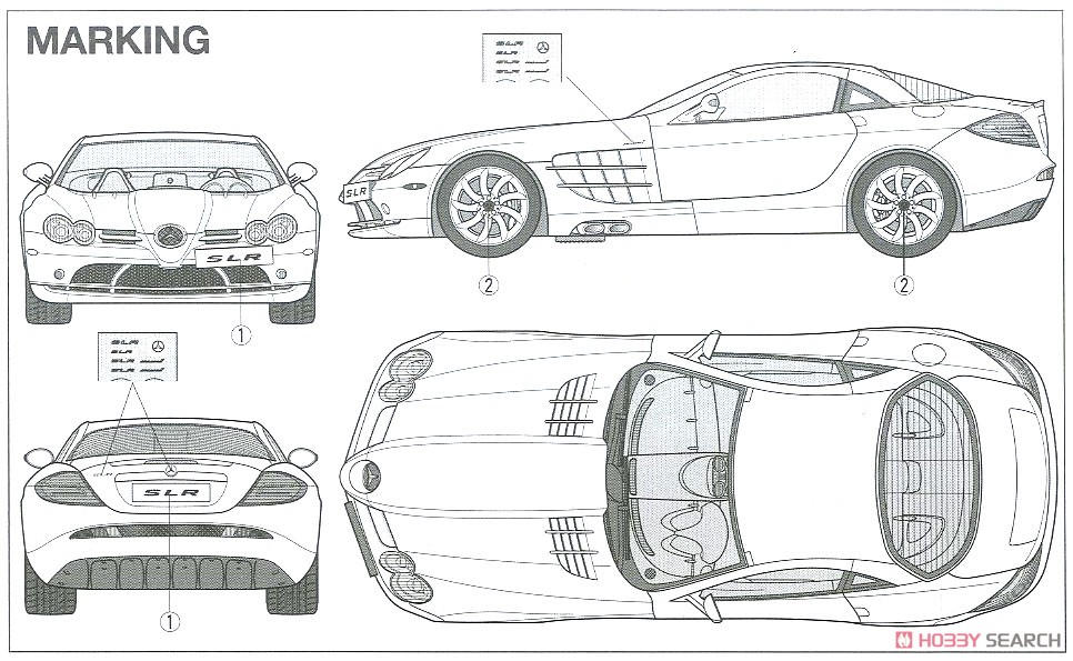 Mercedes Benz SLR Mclaren (Model Car) Color2