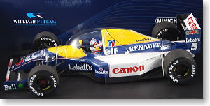 ウィリアムズ　ルノー FW14(1991)マンセル (ミニカー)