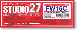 ウィリアムズFW15C モナコGP (レジン・メタルキット)