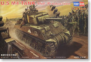 U.S.M4 Tank Mid-Production (Plastic model)