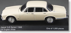 ジャガー XJ6 シリーズ 1968 (オールドイングリッシュホワイト) (ミニカー)