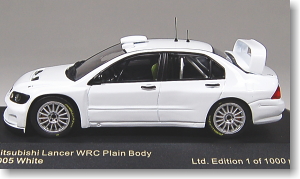 ミツビシ ランサー WRC プレーンボディ (ホワイト) 2005 (ミニカー)