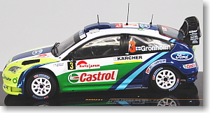 フォード フォーカス WRC 2006年ラリージャパン2位 M.グロンホルム (ミニカー)