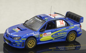 スバル インプレッサ WRC 2006年 ラリージャパン 6位 新井敏弘 (ミニカー)