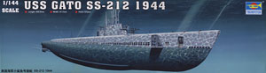 USS ガトー級潜水艦 SS-212 1944 (プラモデル)