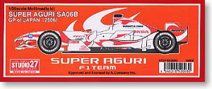 スーパーアグリSA06B 日本GP (レジン・メタルキット)