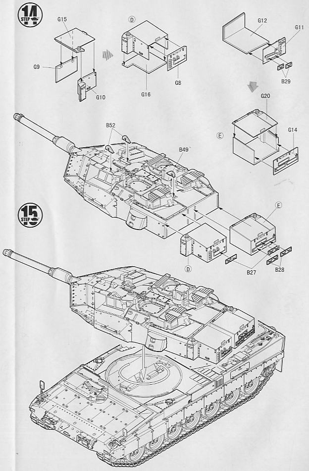 Swedish Strv.122 Tank (Plastic model) 設計図10 Modal