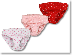 For 23cm Polka dots Pants Set (Red/Pink/White) (Fashion Doll)