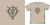 ガンダム 公国軍マークステンシル Tシャツ サンドカーキ L (キャラクターグッズ) 商品画像1