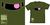 ガンダム ザクモノアイ`06 Tシャツ左向き モス S (キャラクターグッズ) 商品画像1