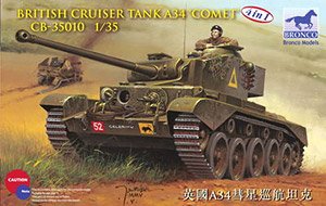British Cruiser Tank A34 `Comet` (Plastic model)