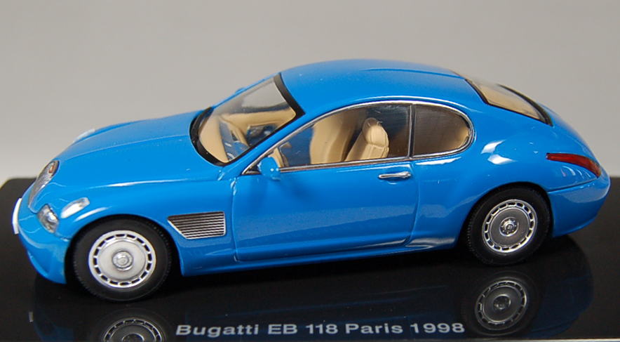 Bugatti EB118 (French Blue) (Diecast Car) Item picture1