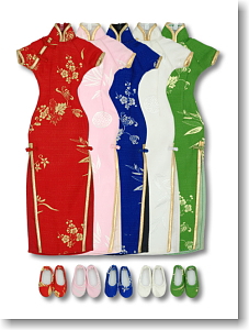 China Dress Set (Pink) (Fashion Doll)