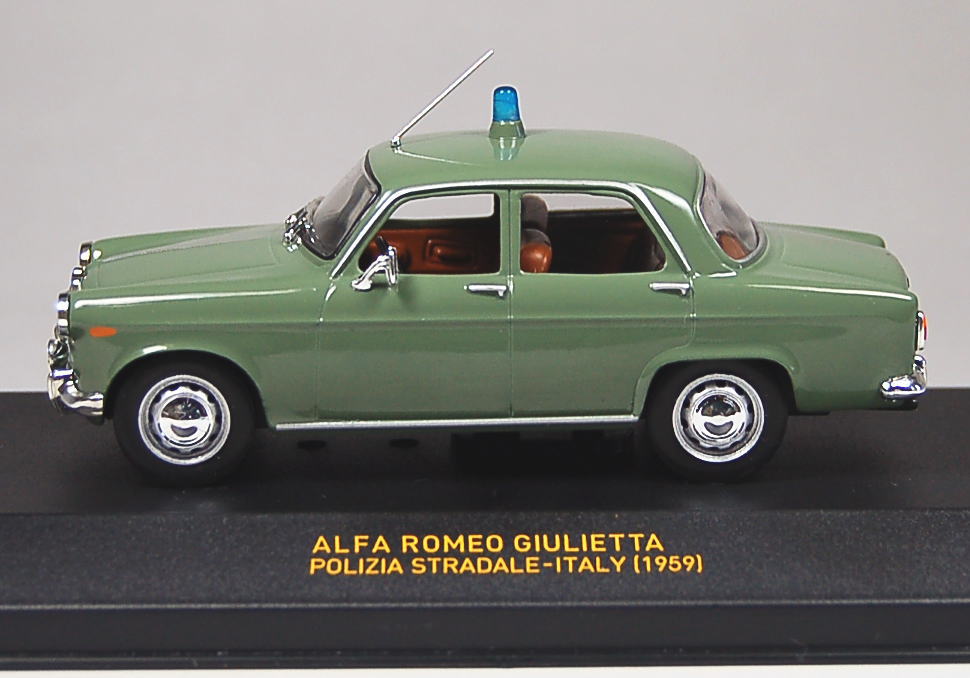 アルファ・ロメオ ジュリエッタ イタリア国家警察者 (1958) (ミニカー) 商品画像1