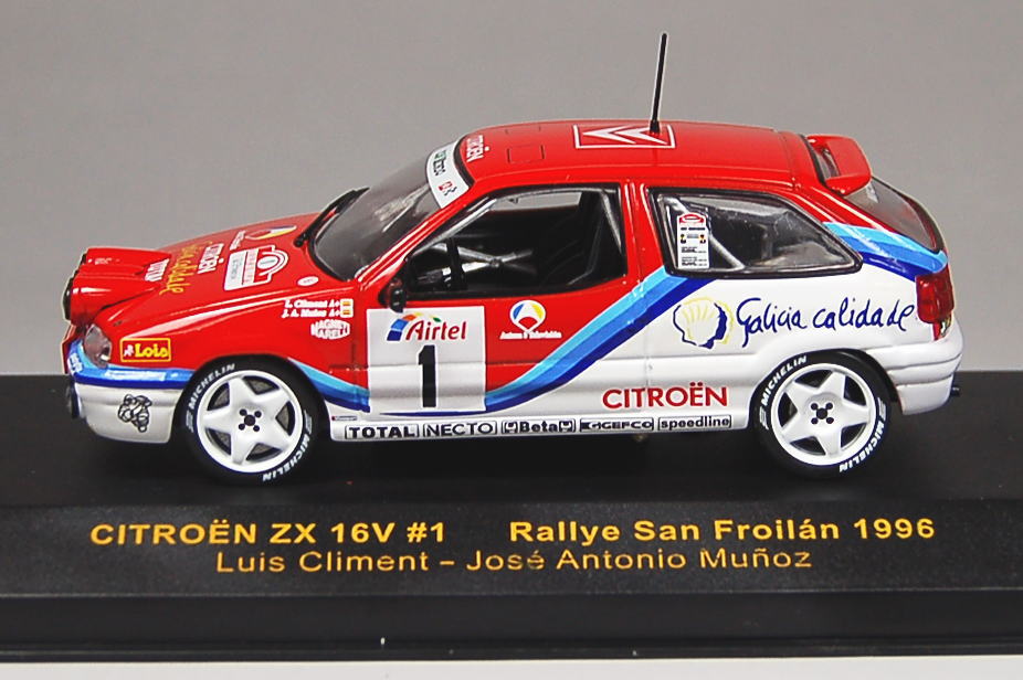 シトロエン ZX 16V (No.1) 1996年ラリー・サン・フロイラン(スペイン) ドライバー：L.クリマン (ミニカー) 商品画像1
