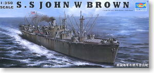 アメリカ海軍 リバティシップ SS ジョン・W・ブラウン (プラモデル)