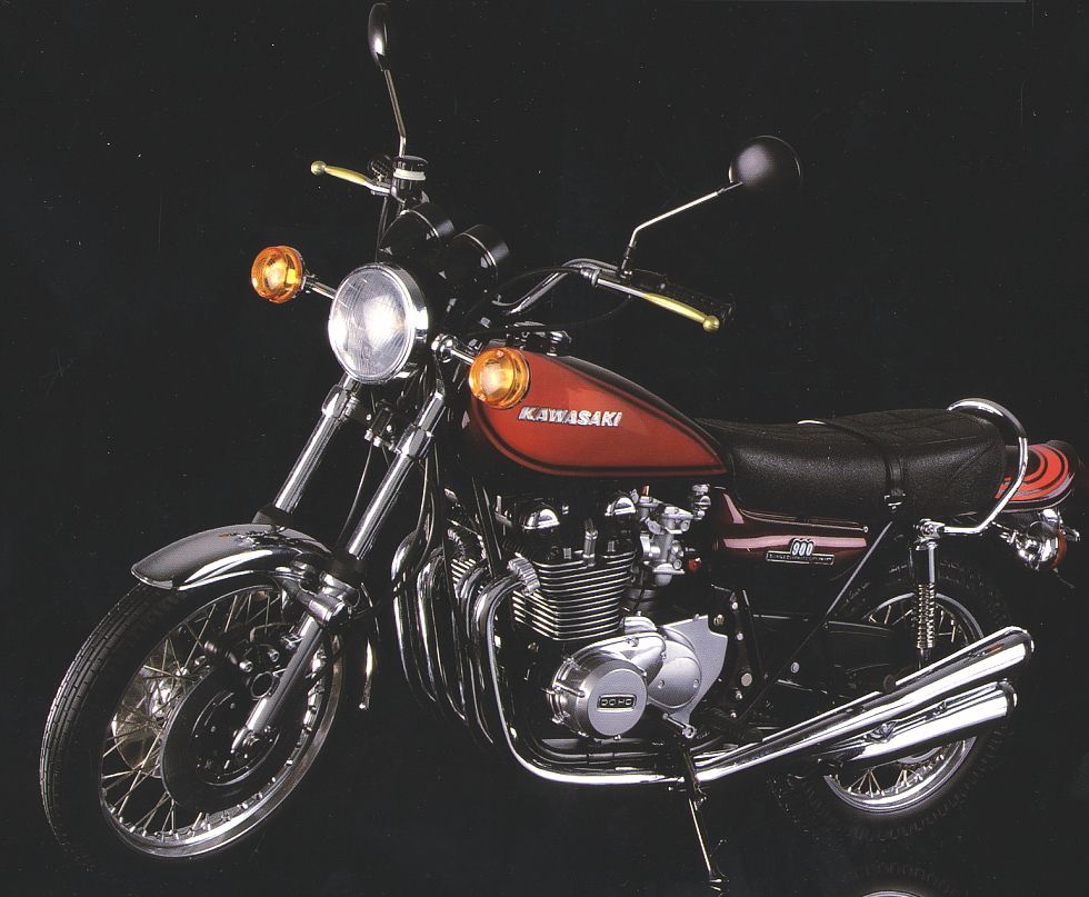 カワサキ 900 Z1 スーパー4 1973 (キャンディブラウン/オレンジ) (ミニカー) 商品画像1