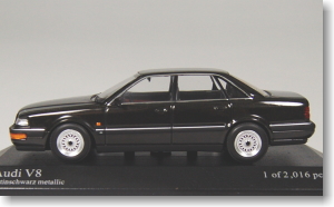 アウディ V6 1988 (ブラックメタリック) (ミニカー)