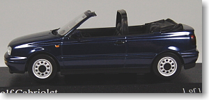 VW ゴルフ カブリオレ 1993 (ダークブルーメタリック) (ミニカー)