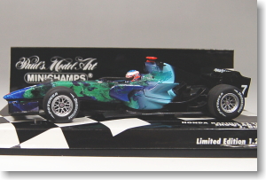 ホンダレーシング F1チーム J.バトン 2007 ショーカー (ミニカー)