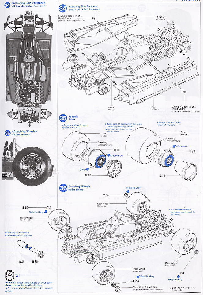 Ferrari 312T4 with Etching Parts (Model Car) Assembly guide(Eng)12