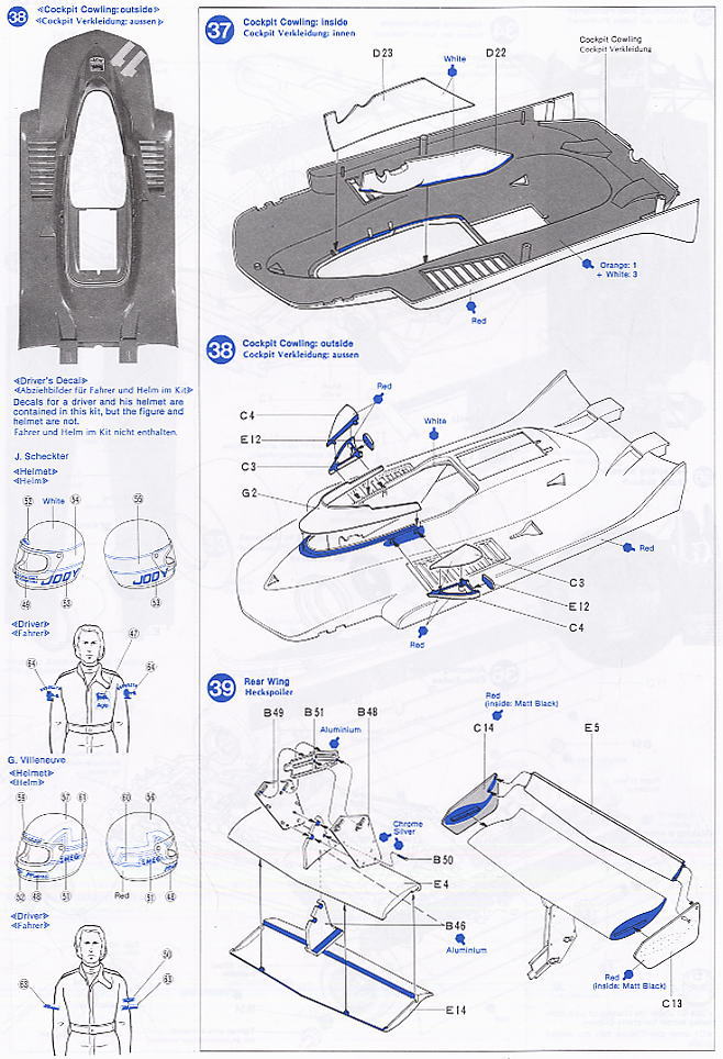 Ferrari 312T4 with Etching Parts (Model Car) Assembly guide(Eng)13