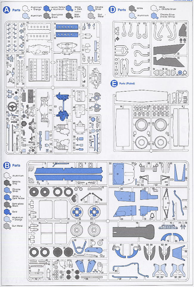 Ferrari 312T4 with Etching Parts (Model Car) Assembly guide(Eng)15