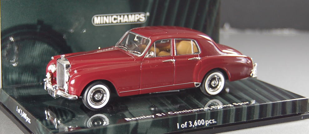 ベントレーS1 コンチネンタル フライング スパー 1955 (レッド) (ミニカー) 商品画像2