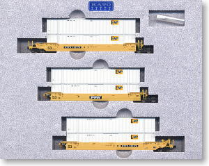MAXI-IV ダブルスタックコンテナ貨車 TTX 車体番号732750 (3両セット) ★外国形モデル (鉄道模型)