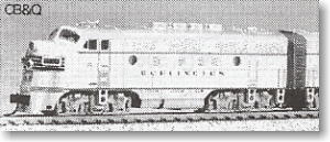 EMD F3B PhII CB&Q (Model Train)