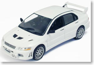 三菱ランサー Evo.VIII 2001 (ホワイト) (ミニカー)