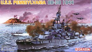 WW.II アメリカ海軍 戦艦 ペンシルバニア BB-38 1944 (プラモデル)