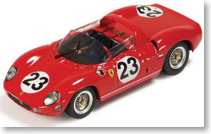 フェラーリ250P 1963年ル・マン24時間 #23 ドライバー:J.サーティース/W.メレックス (ミニカー)