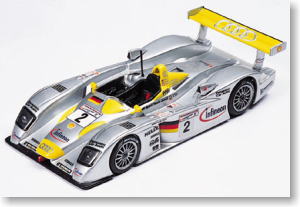 アウディ R8 2001年ル・マン24時間2位 チーム：「Audi Sport Team Joest」 ドライバー：L.アイエロ/R.カッペロ/C.ペスカトーリ(No.2) (ミニカー)