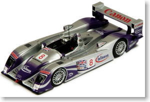 アウディ R8 2004年ル・マン24時間6位 チーム：「Audi Sport UK Team Veloqx」 ドライバー：F.ビエラ/P.カッファー/A.マクニッシュ (No.8) (ミニカー)