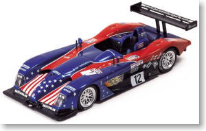 パノス LMD-1 Evo.2002 2002年ル・マン24時間 チーム：「Panoz Motor Sport」 ドライバー：D.ドナフュー/G.ジャネット/B.オーバーレン(No.12) (ミニカー
