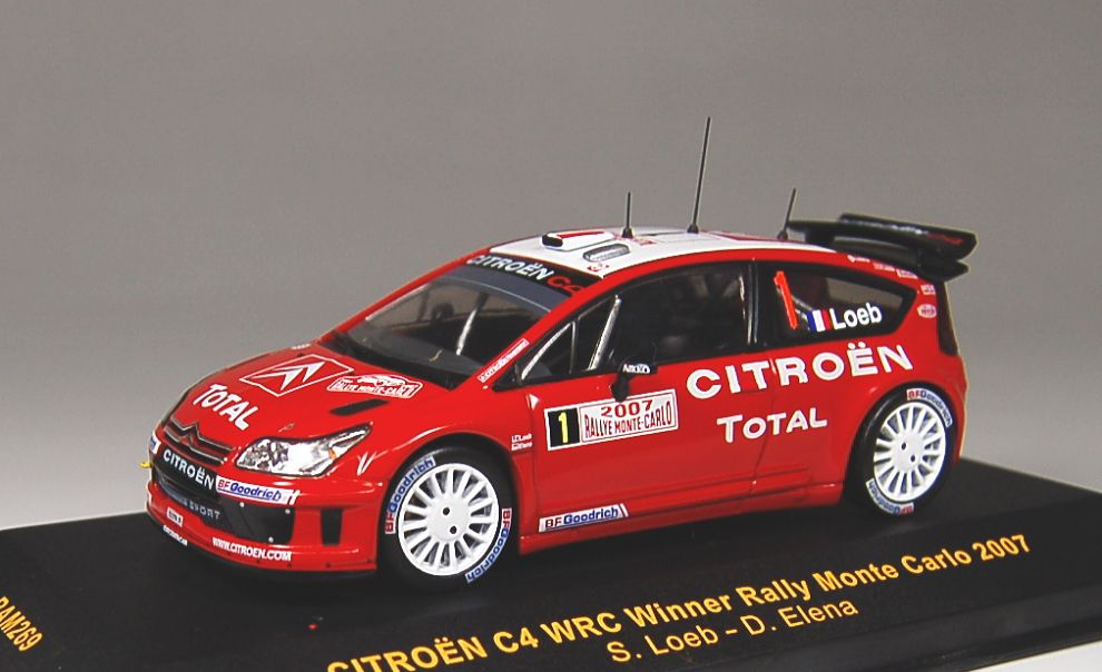 シトロエン C4 WRC #1 2007年WRCラリー・モンテカルロ優勝 (ミニカー) 商品画像2