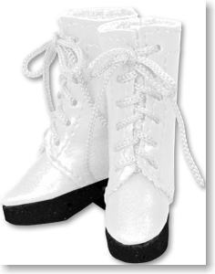 For 25cm PN Knitting Short Boots (White) (Fashion Doll)